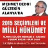 2015 Genel Seçimleri ve Milli Hükümet Konferansı