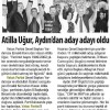 3 Nisan 2015 Aydın Denge Gazetesi