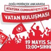 Atatürk Cumhuriyeti için 19 Mayıs'ta Sıhhiye'ye!