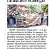11 Mayıs 2015 İzmir 9 Eylül Gazetesi