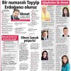 18 Mayıs 2015 Hürriyet Gazetesi