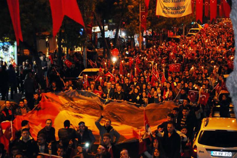 29 Ekim 2014 Muğla, Cumhuriyet Bayramı kutlamaları