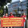 Silivri Belediyesinde İşte Atılan İşçilere Destek Ziyareti.