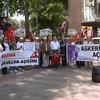 İstanbul Beşiktaş meydanında 37'nci nöbet tutuldu