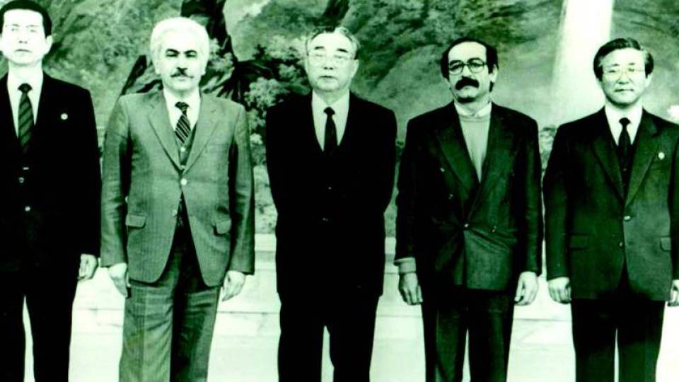 KDHC lideri Kim İl-Sung / Doğu Perinçek, Kore Demokratik Halk Cumhuriyet’inde-1993