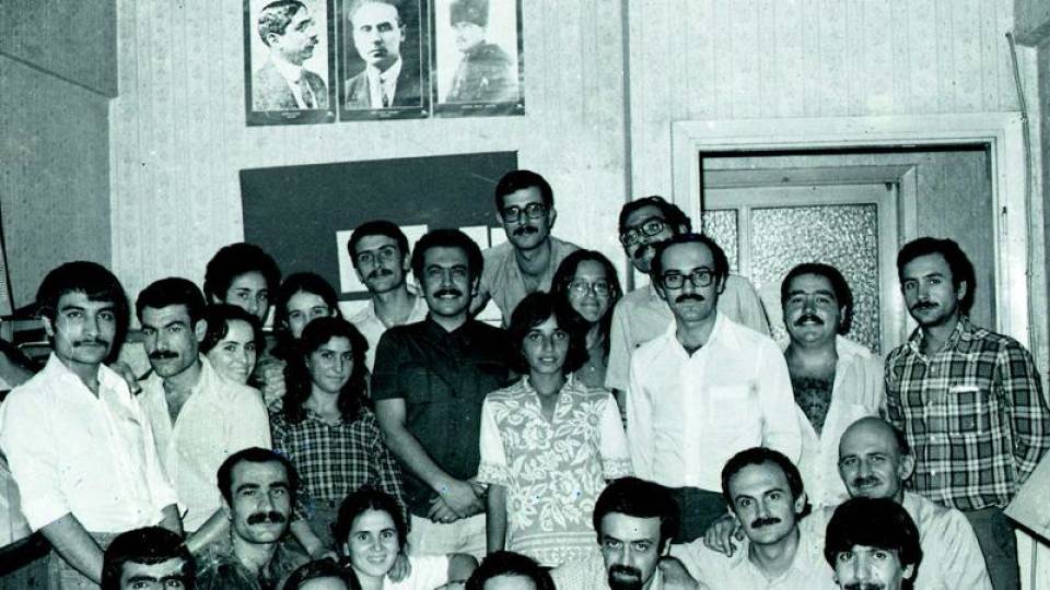 Doğu Perinçek Aydınlık Gazetesi çalışanlarıyla- 1978