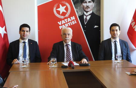 Chairman of the Vatan Party of Türkiye Doğu Perinçek: