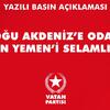 DİRENEN YEMEN’İ SELAMLIYORUZ