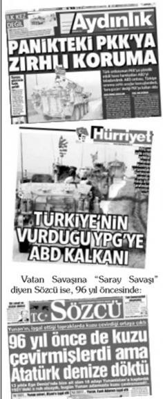 1 Mayıs’ın karşısında mevzilenen ABD tankları - Resim : 1