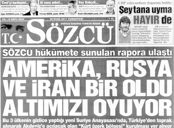 Suriye Anayasasını yabancılar yapamaz! - Resim : 1