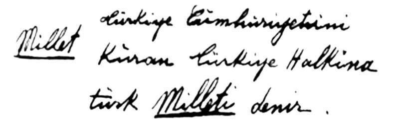 Türk, Türkiye, kavim, halk ve millet kavramları - Resim : 1