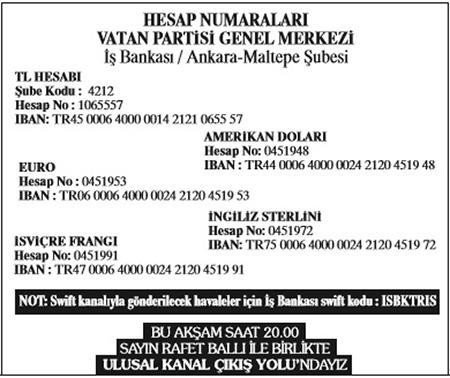 Vatanseverlerin özverisine başvuruyoruz - Resim : 1