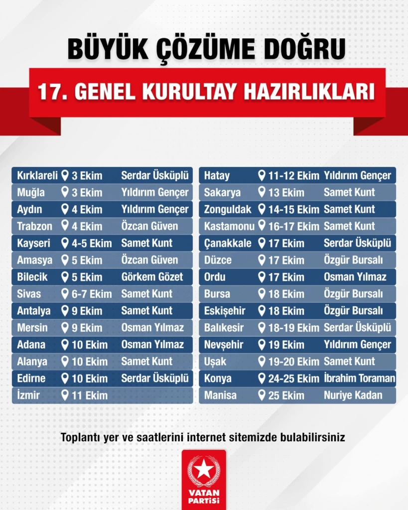 BÜYÜK ÇÖZÜME DOĞRU 17. GENEL KURULTAY HAZIRLIKLARI 3 BÜYÜK ÇÖZÜME DOĞRU 17. GENEL KURULTAY HAZIRLIKLARI